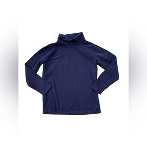 The Beaufort Bonnet Company Size 7 Tatums Turtleneck Shirt in Navy Blue